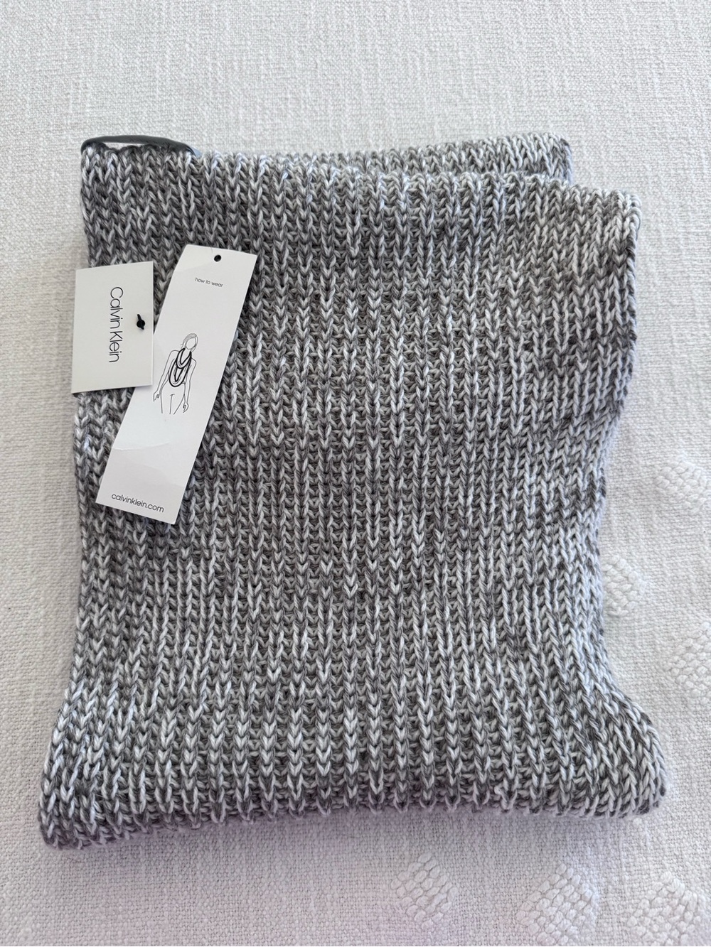 NWT- Calvin Klein infinity scarf